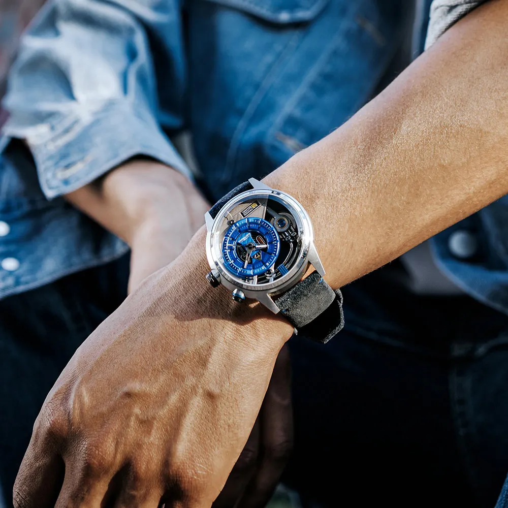 THE ELECTRICIANZ  機甲戰隊 宇宙電路發光機械錶-ZZ-B1C 03-CNB/藍43MM 歷史價格詳細信息