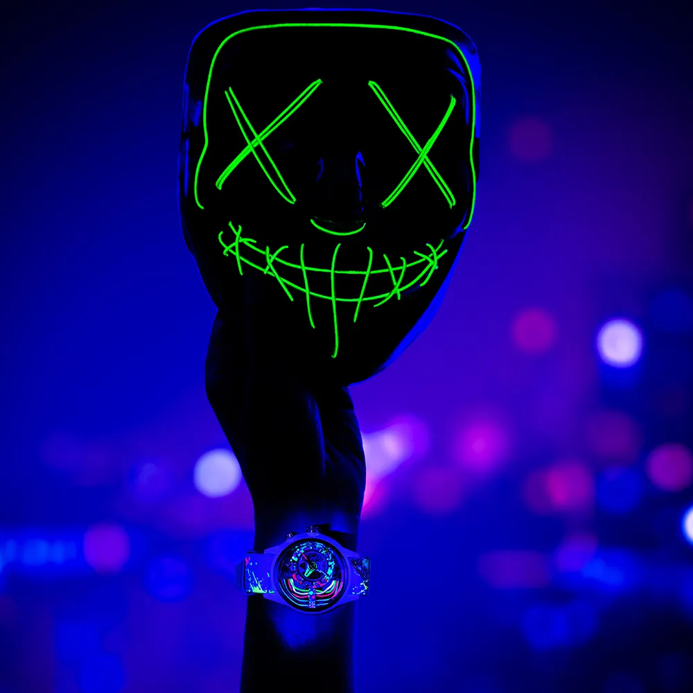 THE ELECTRICIANZ  機甲戰隊 宇宙電路發光機械錶-ZZ-B1C 03-CNB/藍43MM 歷史價格詳細信息