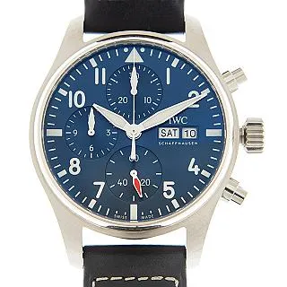 【IWC 萬國錶】飛行員青銅計時帆布腕表x藍面x41mm(IW388109) 歷史價格詳細信息