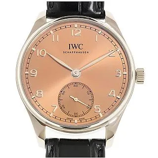 IWC 萬國錶 Portuguese 葡萄牙自動皮帶表(IW358303)x銀面x40.4mm 歷史價格詳細信息