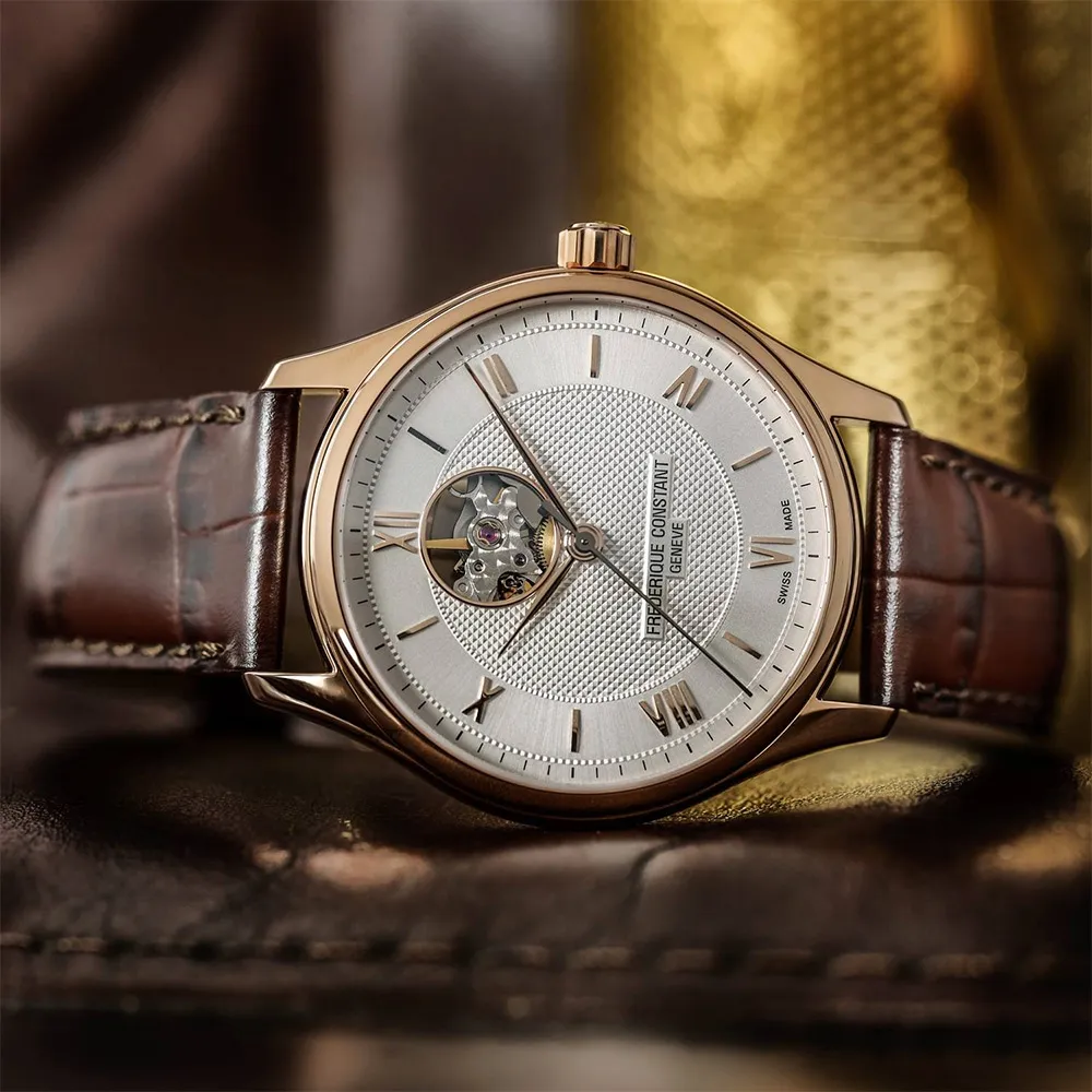 CONSTANT 康斯登 CLASSICS 百年典雅月相機械錶-金框x咖啡/40mm FC-335MC4P5 歷史價格詳細信息