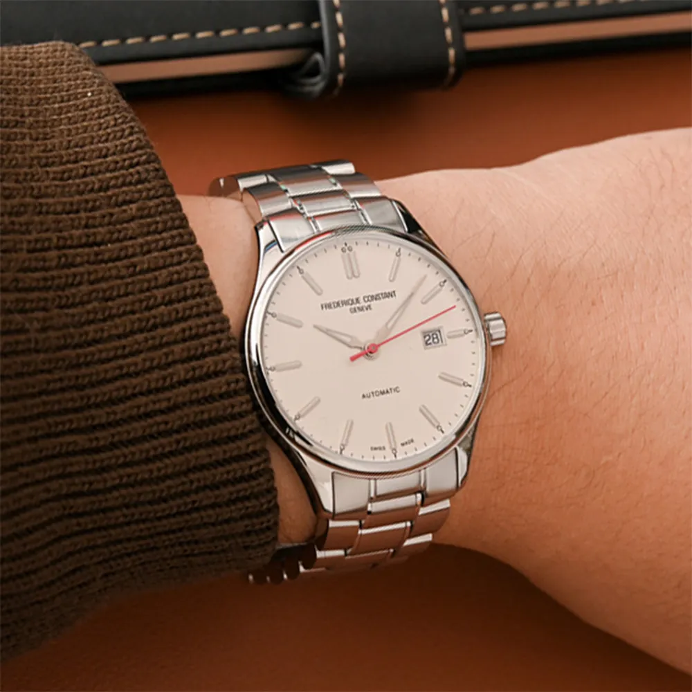 CONSTANT 康斯登 CLASSICS 百年典雅月相機械錶-金框x咖啡/40mm FC-335MC4P5 歷史價格詳細信息