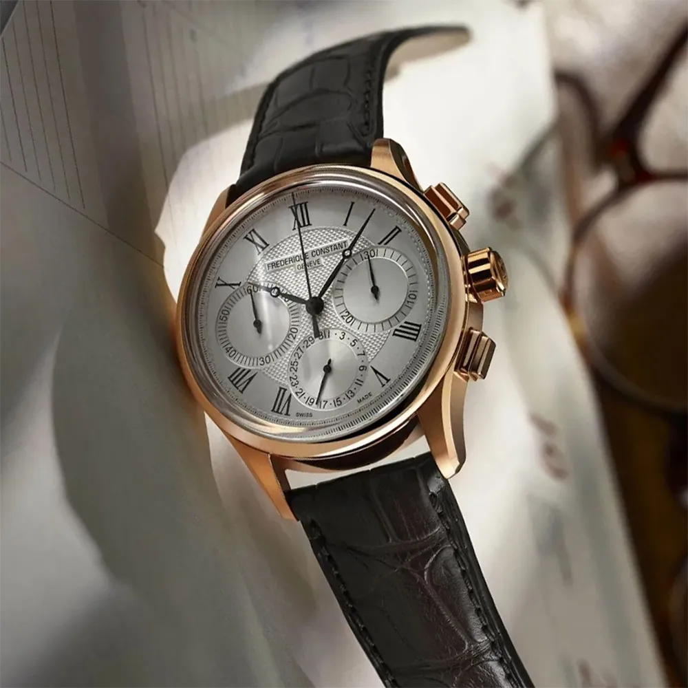 CONSTANT 康斯登 自製機芯返馳式計時腕錶FC-760DG4H4 歷史價格詳細信息