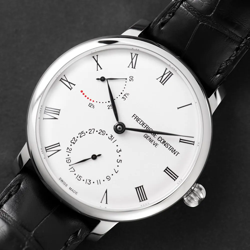 CONSTANT 康斯登 Slimline 自製機芯超薄月相腕錶 機械錶(FC-705V4S4) 歷史價格詳細信息