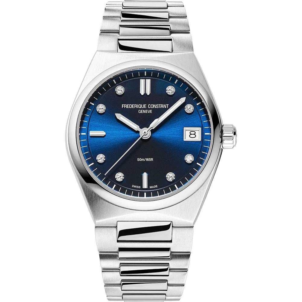 CONSTANT 康斯登 Highlife 水藍色 機械女錶-34mm 附贈橡膠錶帶乙只(FC-303LB2NH6B) 歷史價格詳細信息