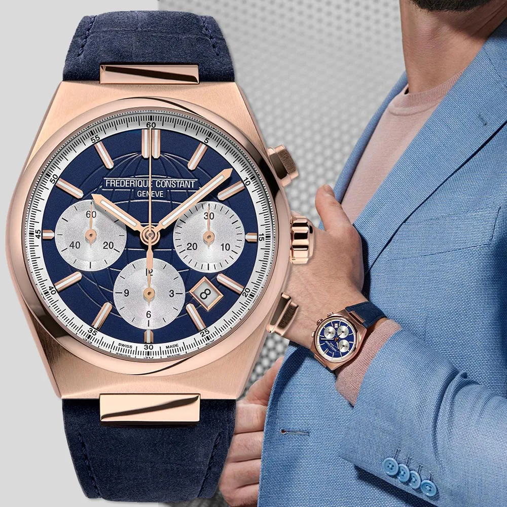 CONSTANT 康斯登 Highlife 三眼計時自動機械錶 套錶 FC-391B4NH6B 歷史價格詳細信息