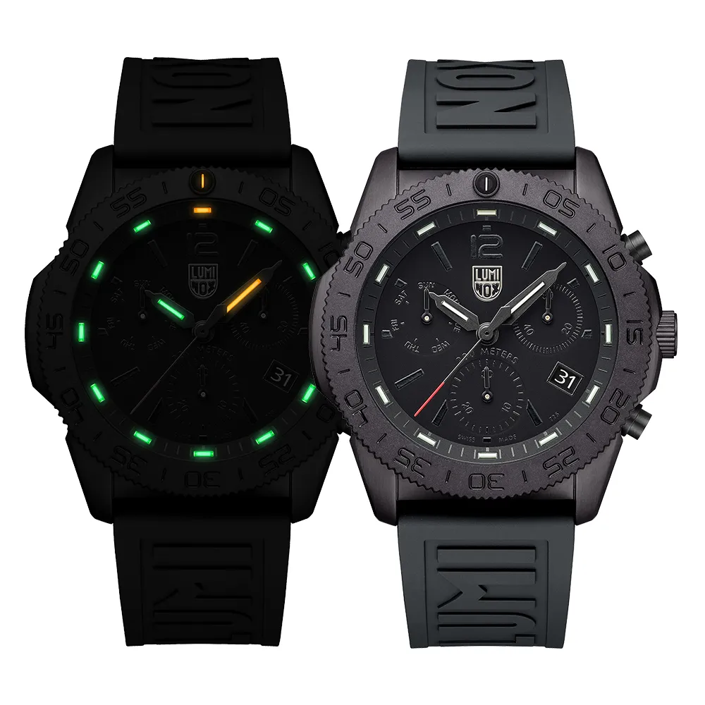 LUMINOX 雷明時 Pacific Diver太平洋潛行者 黑x紅 44mm 3121BO-RF 歷史價格詳細信息