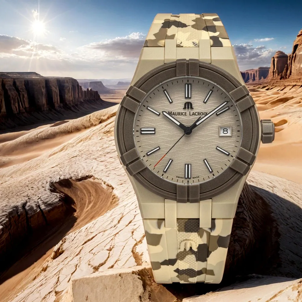 Maurice Lacroix 艾美錶 AIKON Tide 晶鑽粉色海洋環保材質手錶 AI2008-EEEE1-3A0-0 歷史價格詳細信息