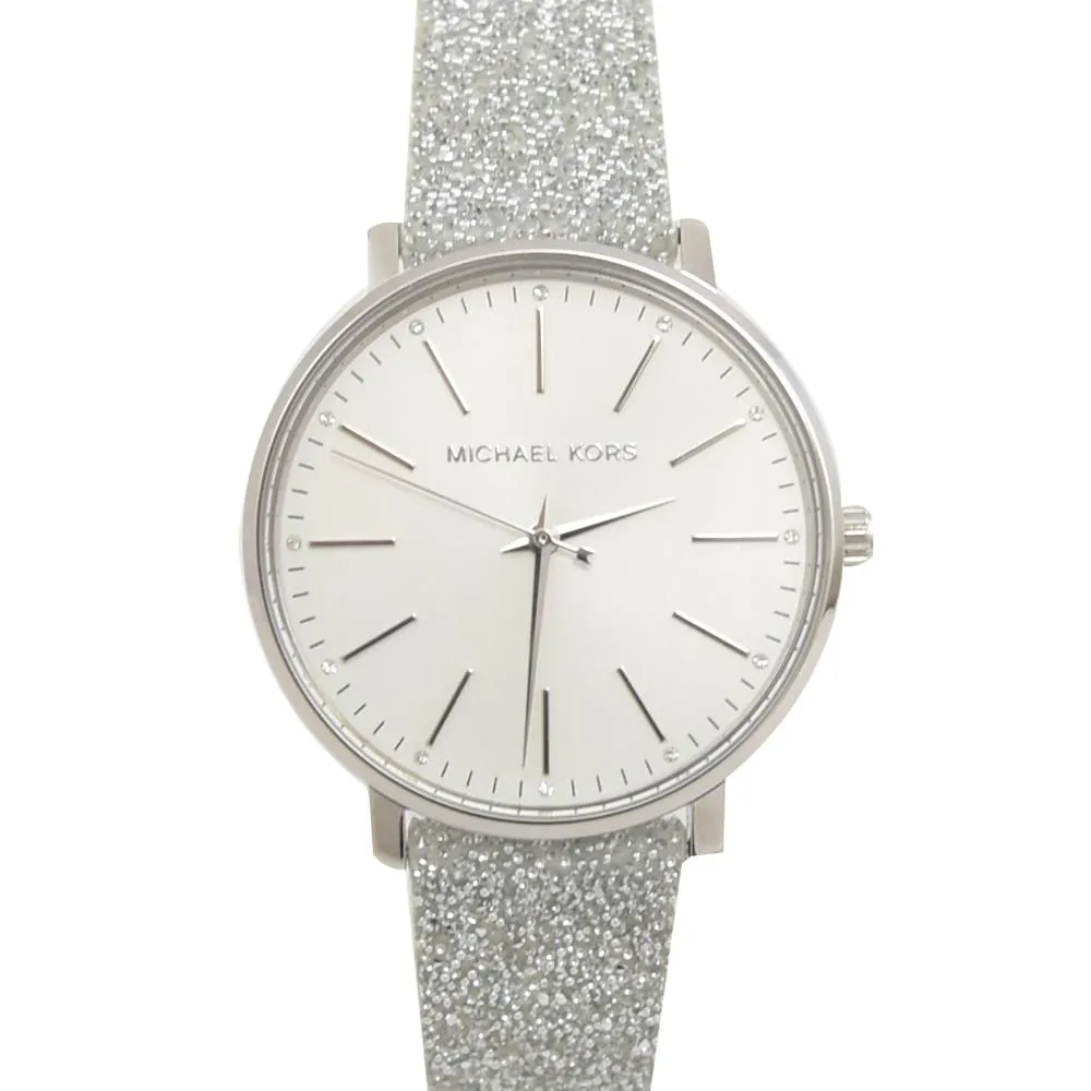 MICHAEL KORS MK2877 施華洛世奇水晶皮帶石英腕錶.銀 價格比較,價格查詢,歷史價格詳細信息