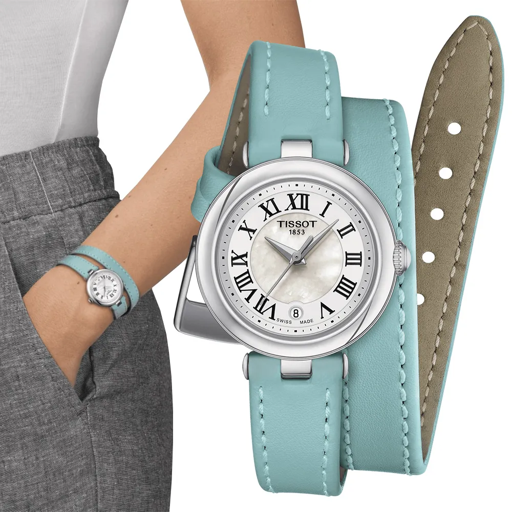 TISSOT 天梭 T-lady 簡約時尚-日期貝母-三針石英女錶 T094【潮流百貨】 歷史價格詳細信息