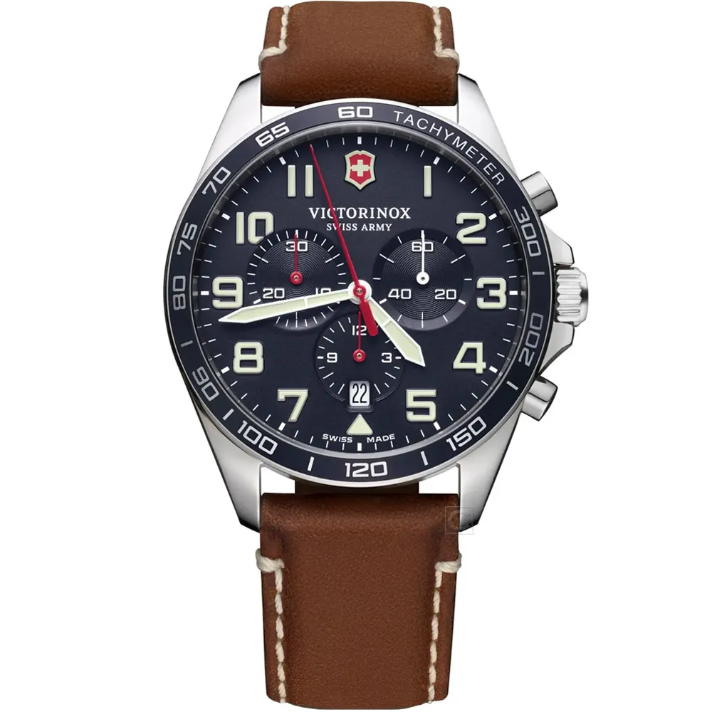 VICTORINOX 瑞士維氏 Fieldforce時尚手錶 男錶 手錶 棕色 VISA-241848 藍 歷史價格詳細信息