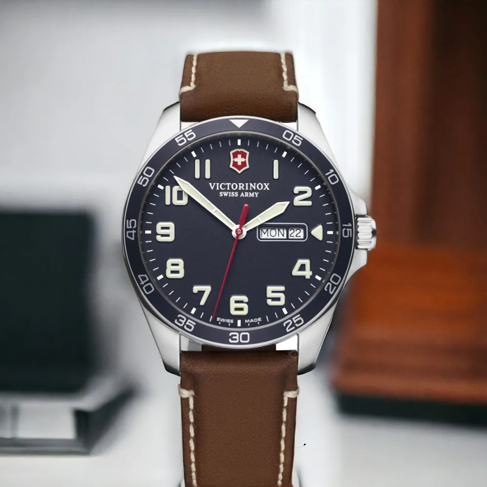 VICTORINOX 瑞士維氏 Fieldforce時尚手錶 男錶 手錶 棕色 VISA-241848 藍 歷史價格詳細信息