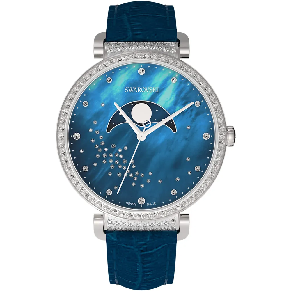 SWAROVSKI Passage Chrono 水鑽圈 酒紅色錶盤 酒紅色皮革錶帶 石英 三眼計時 女士手錶 5580345 歷史價格詳細信息
