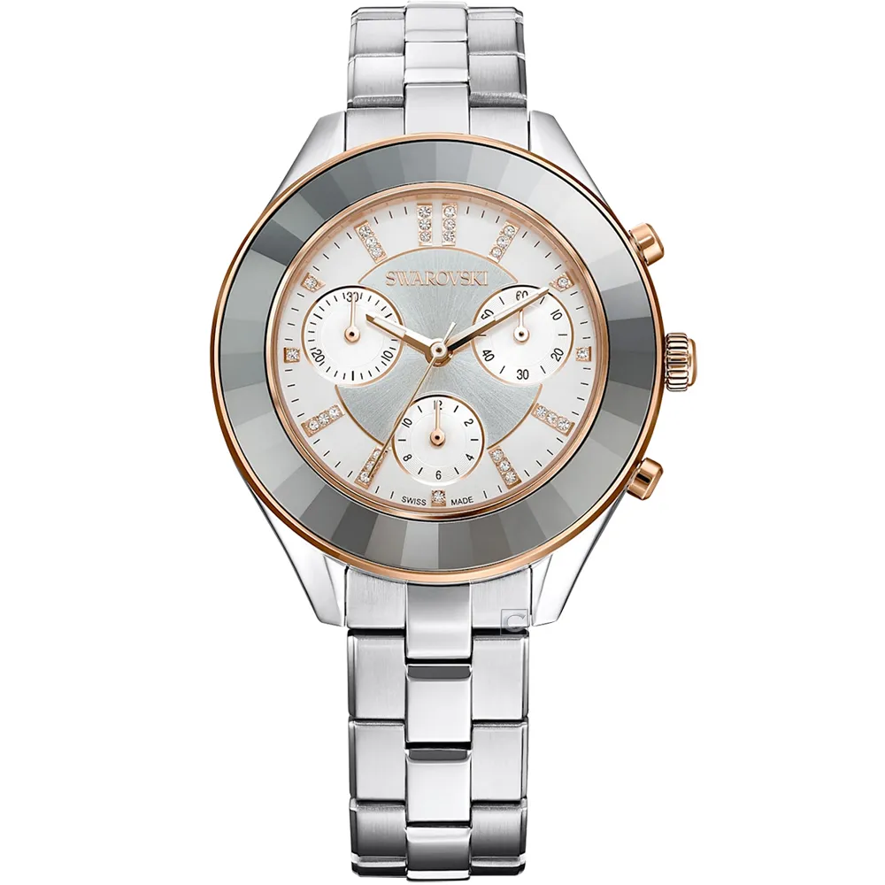 SWAROVSKI 施華洛世奇 Octea Lux 現代時尚計時腕錶-5414413 藍 歷史價格詳細信息