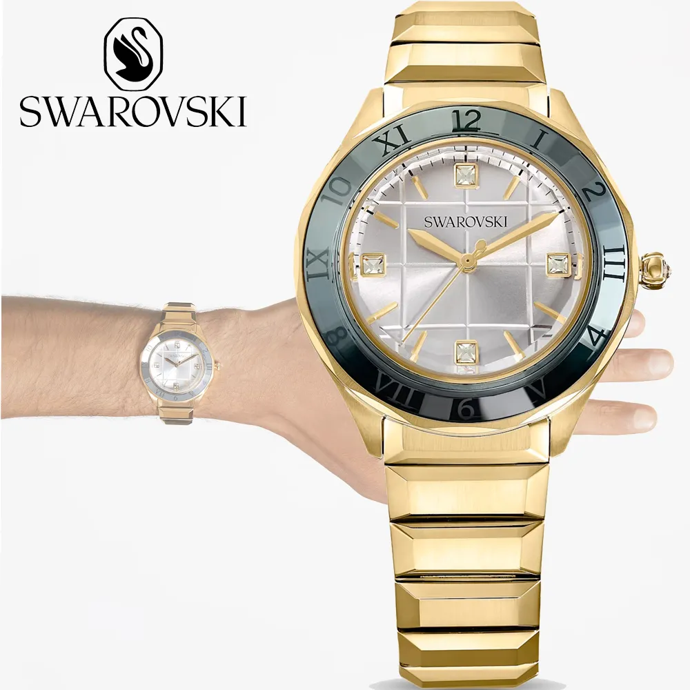 SWAROVSKI 施華洛世奇 Dxtera系列 摩登時尚計時腕錶-5641393/黑39mm 歷史價格詳細信息