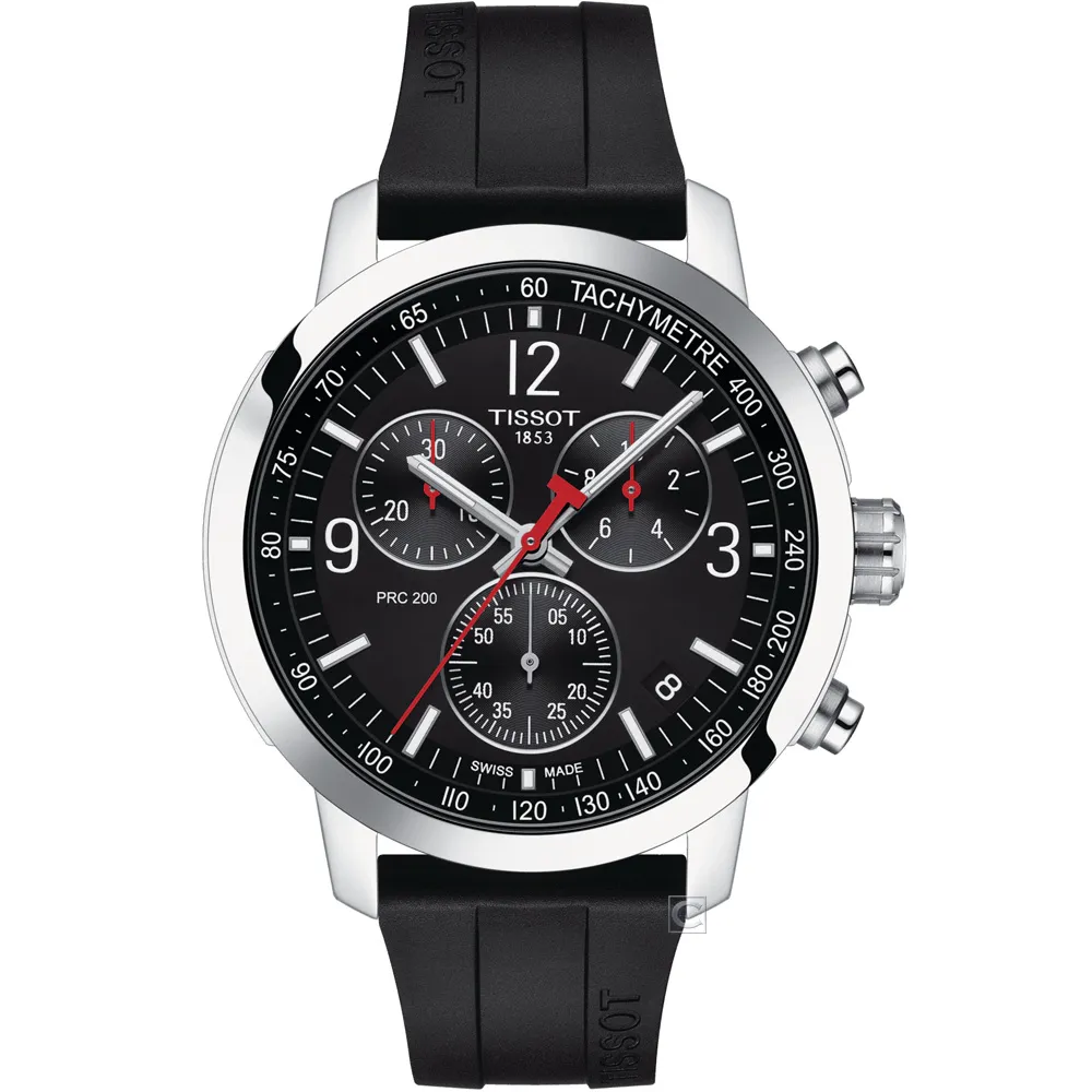 TISSOT 天梭 T-Sport PRC 200 CHRONOGRAPH計時腕錶-T1144171705700/43mm 歷史價格詳細信息