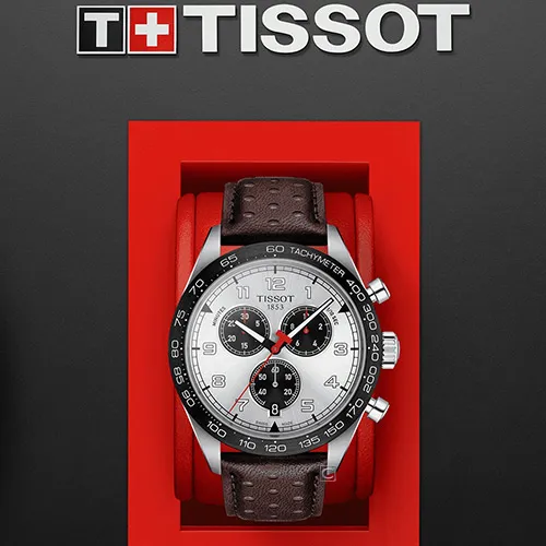 TISSOT  PRS516 CHRONOGRAPH計時運動賽車錶-T1316171104200/藍x鋼帶款 歷史價格詳細信息