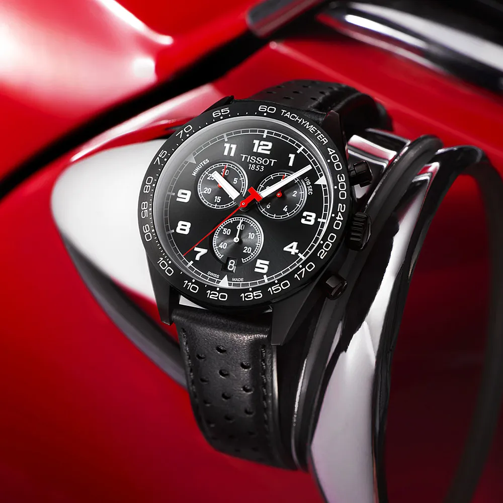 TISSOT 天梭 PR516 手動上鍊機械計時手錶-41mm T1494592105100 歷史價格詳細信息