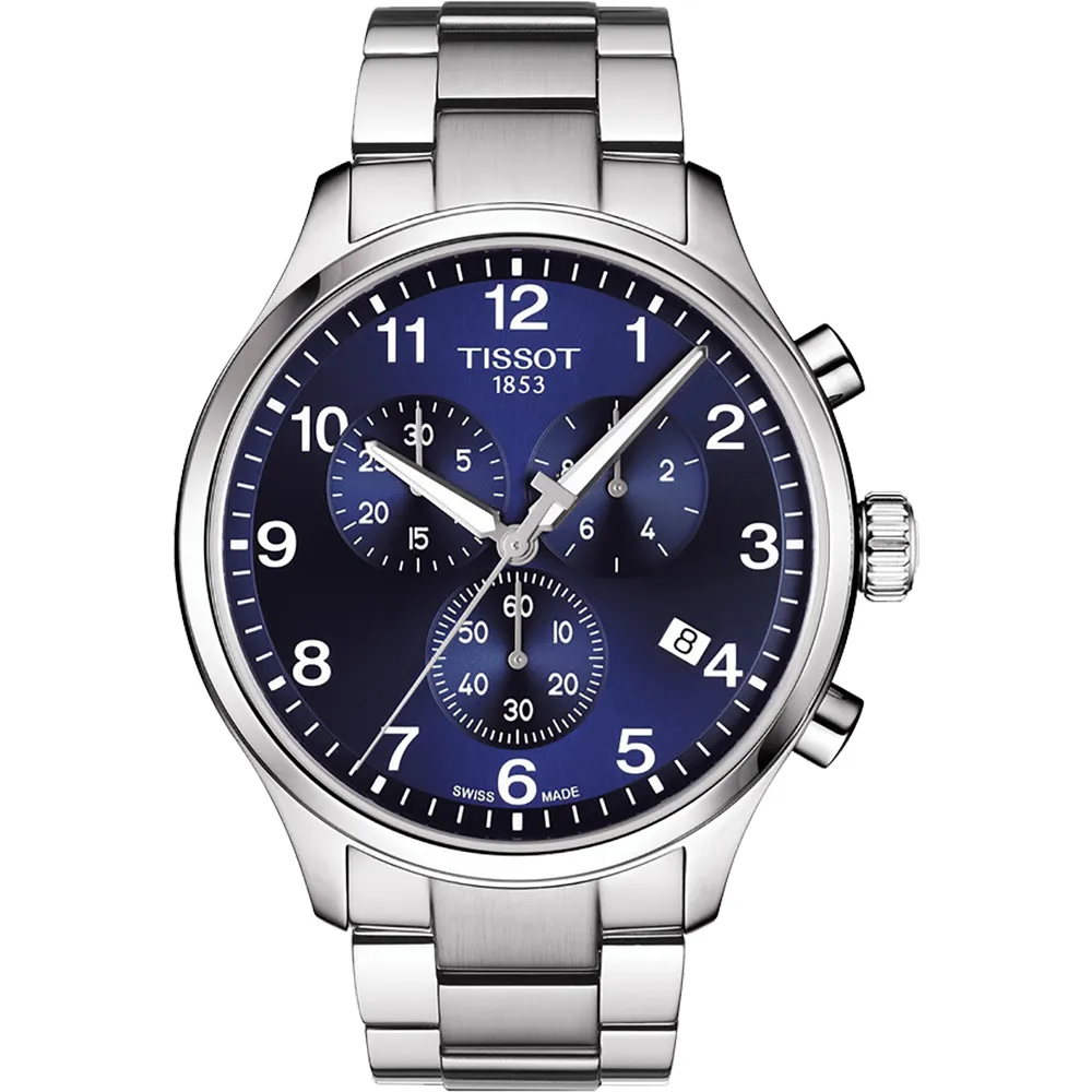 TISSOT 天梭 韻馳系列 Chrono XL計時手錶-灰x銀/45mm T1166171105701 歷史價格詳細信息