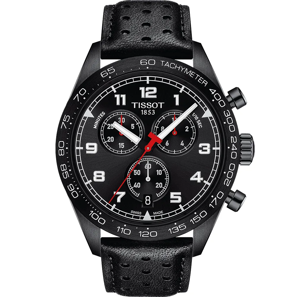 TISSOT 天梭 PR516 手動上鍊機械計時手錶-41mm T1494592105100 歷史價格詳細信息