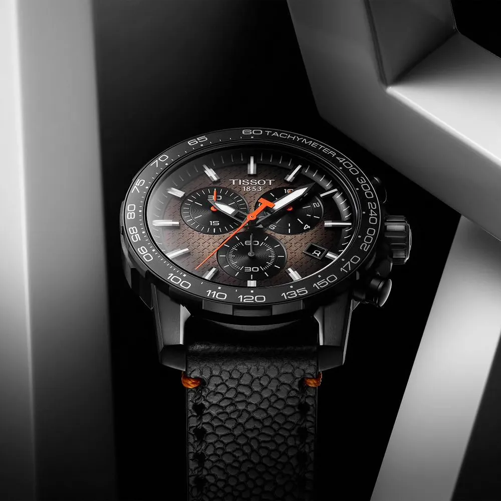 TISSOT天梭 Supersport 計時手錶-45.5mm T1256173305100 歷史價格詳細信息