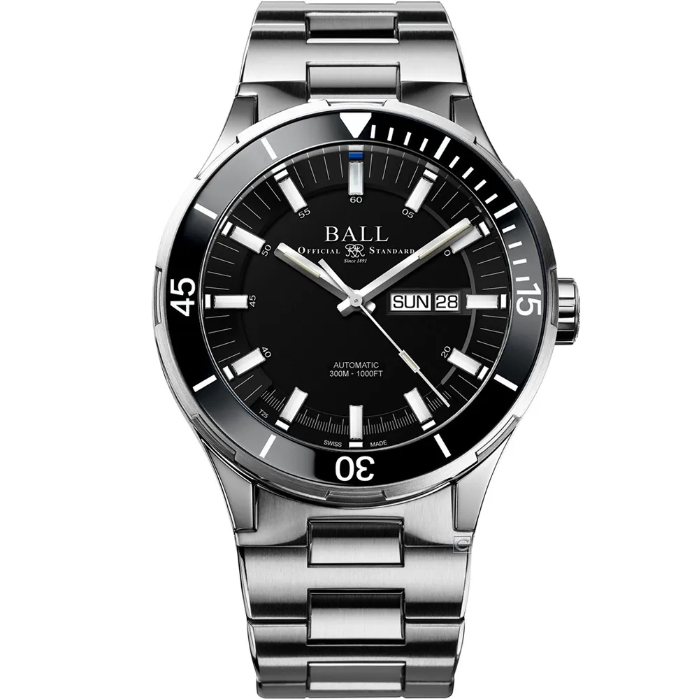 Ball 波爾 Roadmaster 陶瓷錶圈300米防水機械錶-43mm/DM3050B-S12J-BK 歷史價格詳細信息