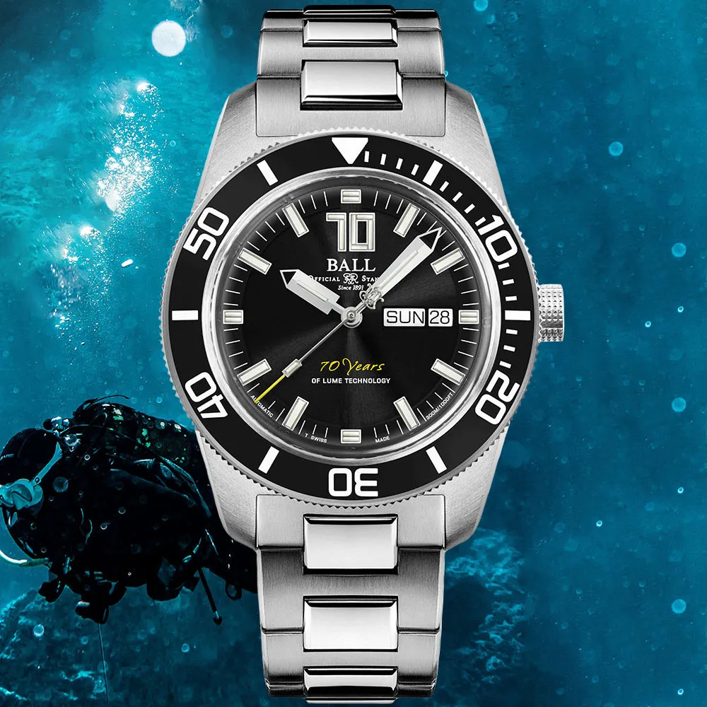 BALL 波爾錶 Engineer Master II Skindiver II機械錶-黑43mm/DM3108A-PC-BK 歷史價格詳細信息