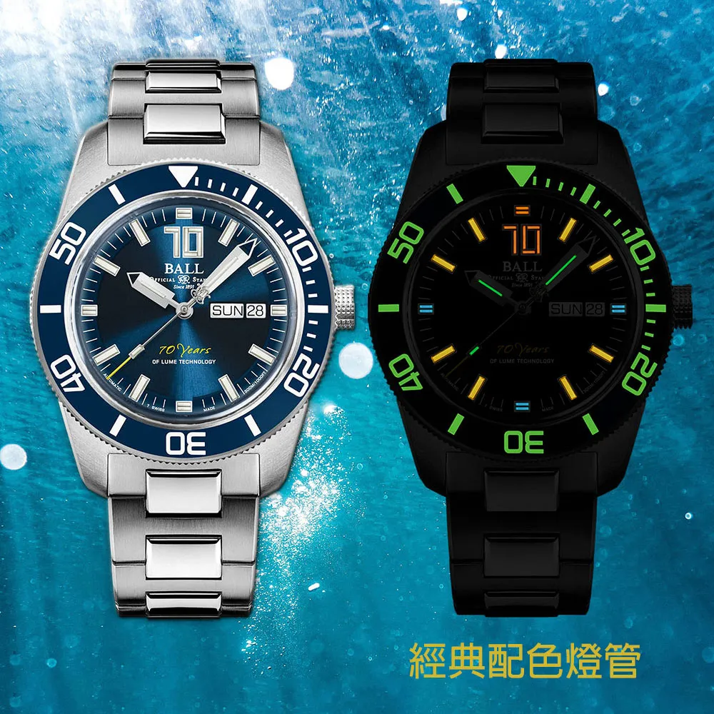 BALL 波爾 Engineer Master II Skindiver Heritage機械錶-43mm DM3308A-S1C-BE 歷史價格詳細信息