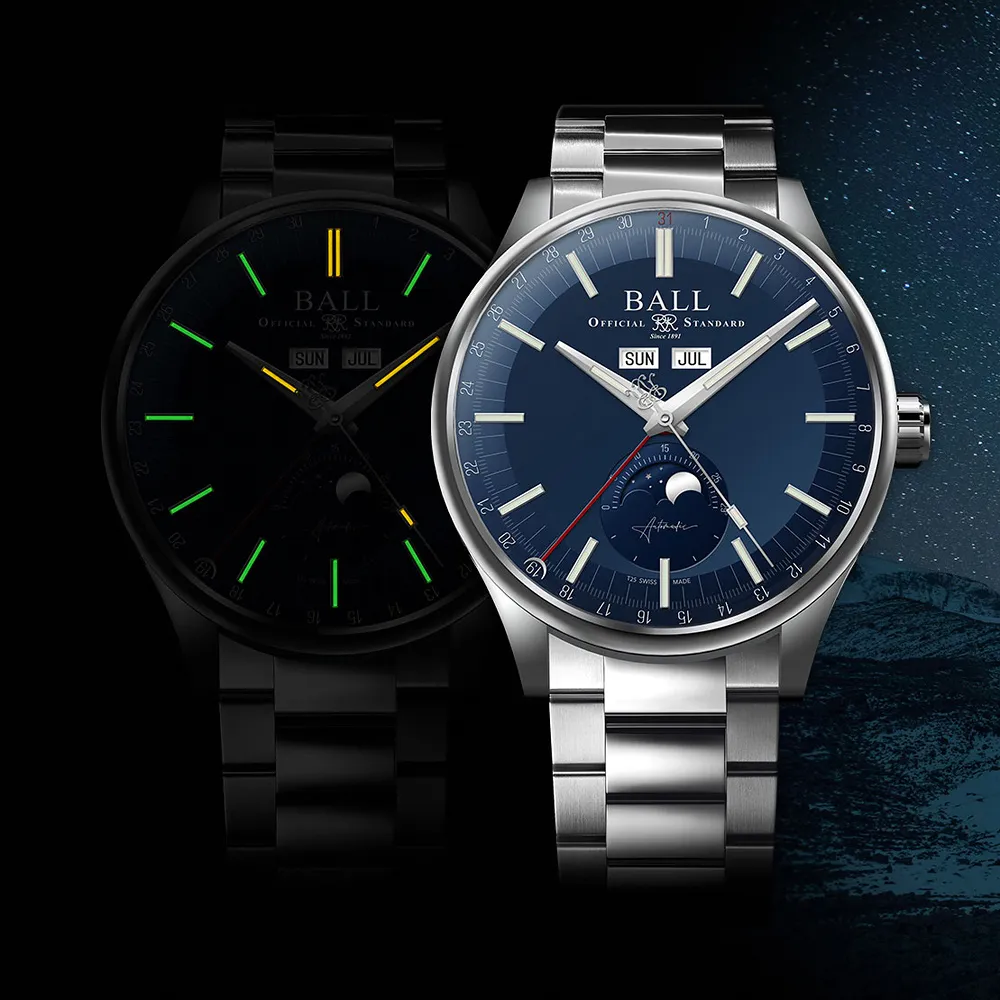 BALL 波爾 Engineer II Moon Calendar 月相機械腕錶-40mm NM3016C-S1J-GR 歷史價格詳細信息