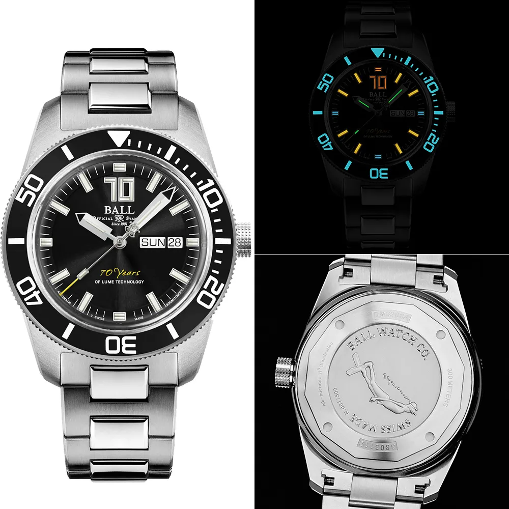 BALL 波爾 Engineer Master II Skindiver Heritage機械錶-43mm DM3308A-S1C-BE 歷史價格詳細信息