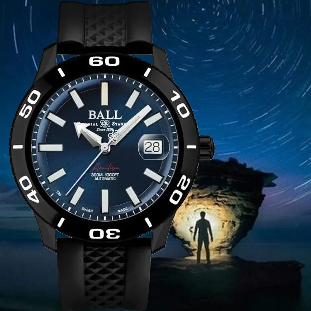 BALL Watch  騰雲號130週年台灣限定機械錶-NM9028C-S34C-BK/黑(官方授權) 歷史價格詳細信息