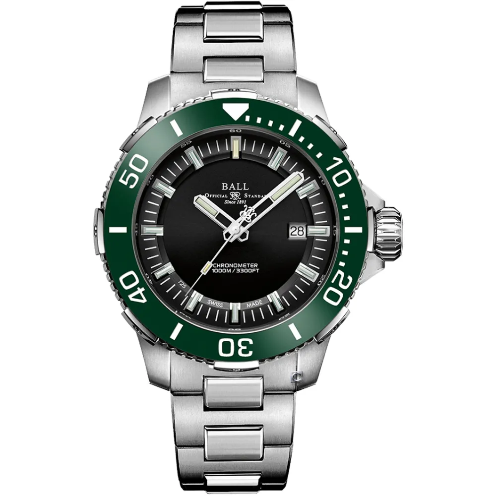 BALL 波爾 DeepQUEST II系列 鈦 天文台認證1000米潛水陶瓷機械腕錶-42mm DM3002A-S4CJ-BK 歷史價格詳細信息