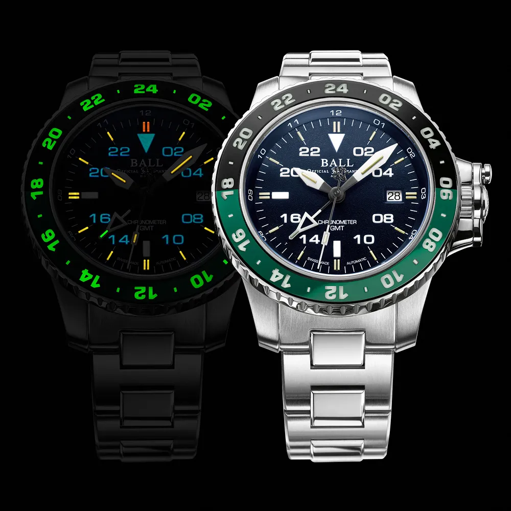 BALL 波爾錶 Engineer Hydrocarbon Aero GMT Sled Driver 限量機械錶DG2018C-S18C-BK/42mm 歷史價格詳細信息