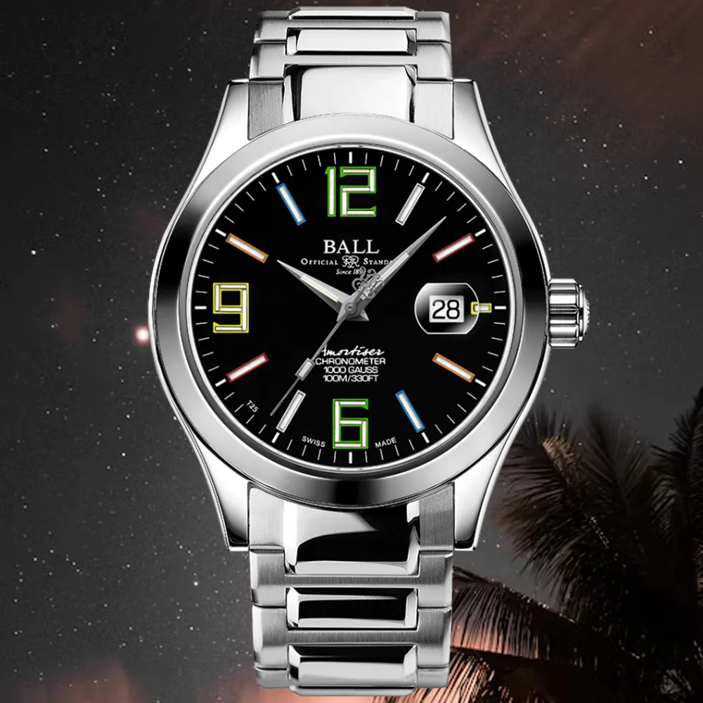 BALL 波爾錶 Engineer III系列 COSC天文台認證 日期機械腕錶 40mm / NM9036C-S1C-IBE 歷史價格詳細信息