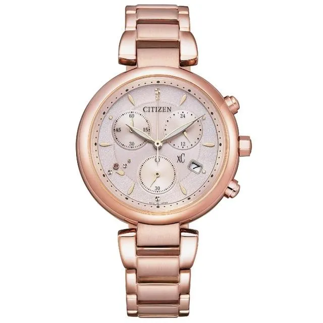 CITIZEN FB1452-66W《XC 田馥甄 代言》35mm/光動能計時女款/藍寶石水晶鏡面/玫瑰金【第一鐘錶】 歷史價格詳細信息