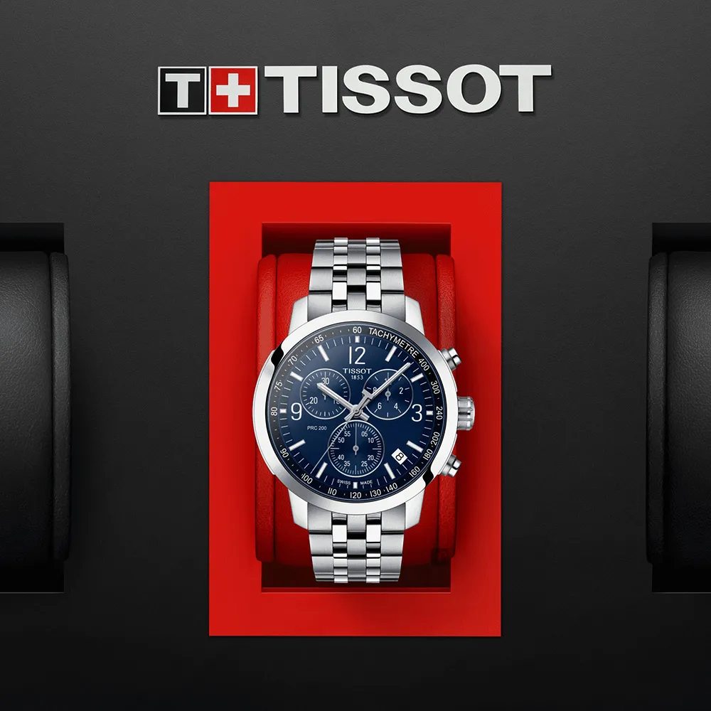 TISSOT 天梭 T-Sport PRC 200 CHRONOGRAPH計時腕錶-T1144171705700/43mm 歷史價格詳細信息