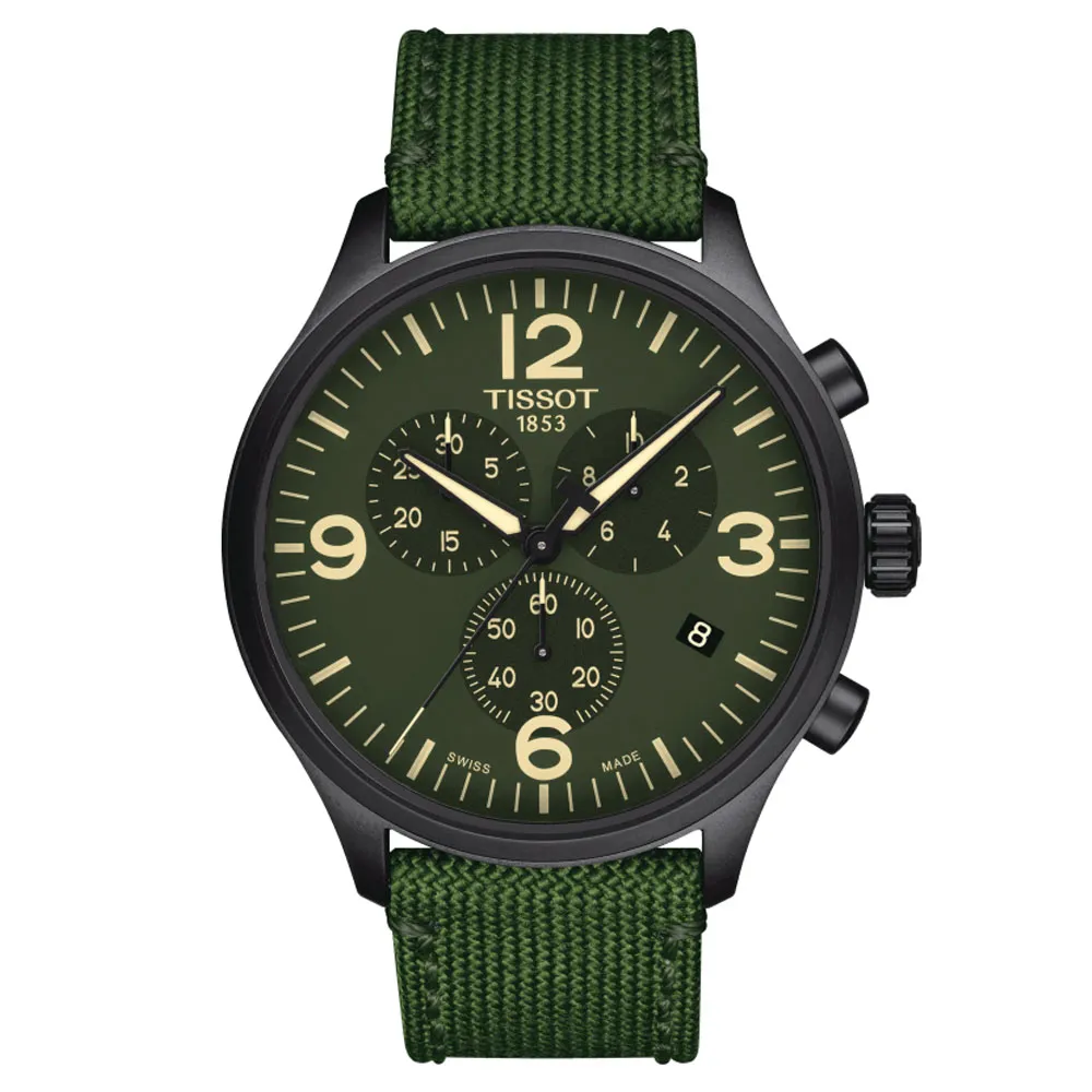 TISSOT天梭 韻馳系列 XL三眼計時腕錶 45mm/T1166171104701 歷史價格詳細信息