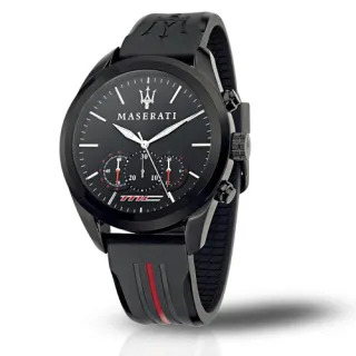 MASERATI 瑪莎拉蒂 三眼石英計時-時尚男錶-全黑 R88716120【潮流百貨】 歷史價格詳細信息