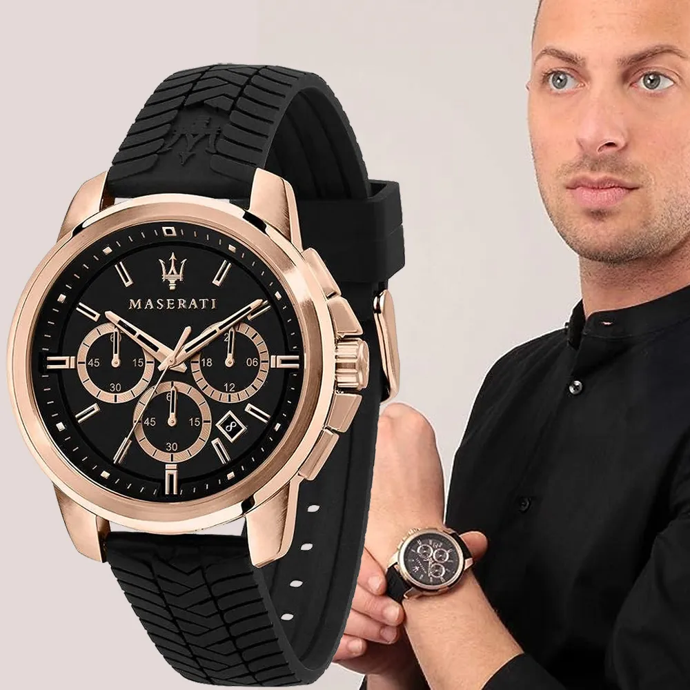 Maserati 瑪莎拉蒂 Successo 輝煌成就系列 R8873621040 古典紳士商務典雅 真三眼日期夜光 不鏽鋼 手錶 歷史價格詳細信息