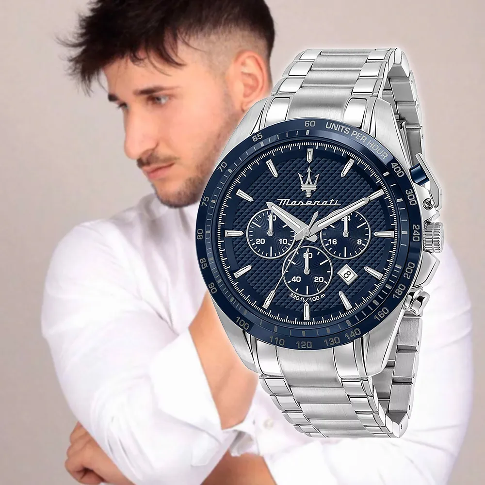 MASERATI 瑪莎拉蒂 三眼石英計時-時尚男錶-全黑 R88716120【潮流百貨】 歷史價格詳細信息