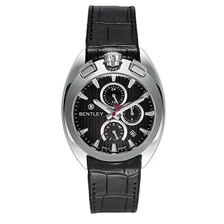 【Bentley 賓利】ROAD CAPTAIN系列 三眼不銹鋼手錶( 銀 / 黑 BL1682-10001 ) 歷史價格詳細信息