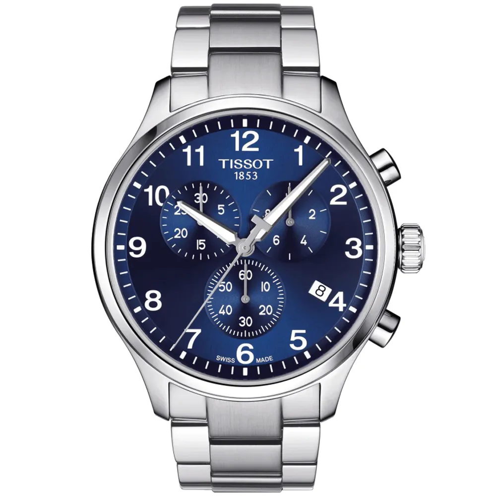 TISSOT 天梭 韻馳系列 Chrono XL計時手錶-灰x銀/45mm T1166171105701 歷史價格詳細信息