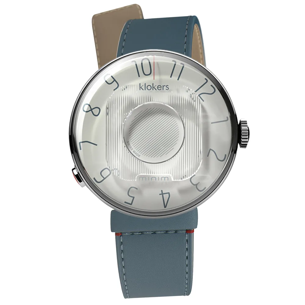 klokers【庫克錶】KLOK-08-D5 孔雀藍錶頭+細直單圈皮革錶帶 歷史價格詳細信息