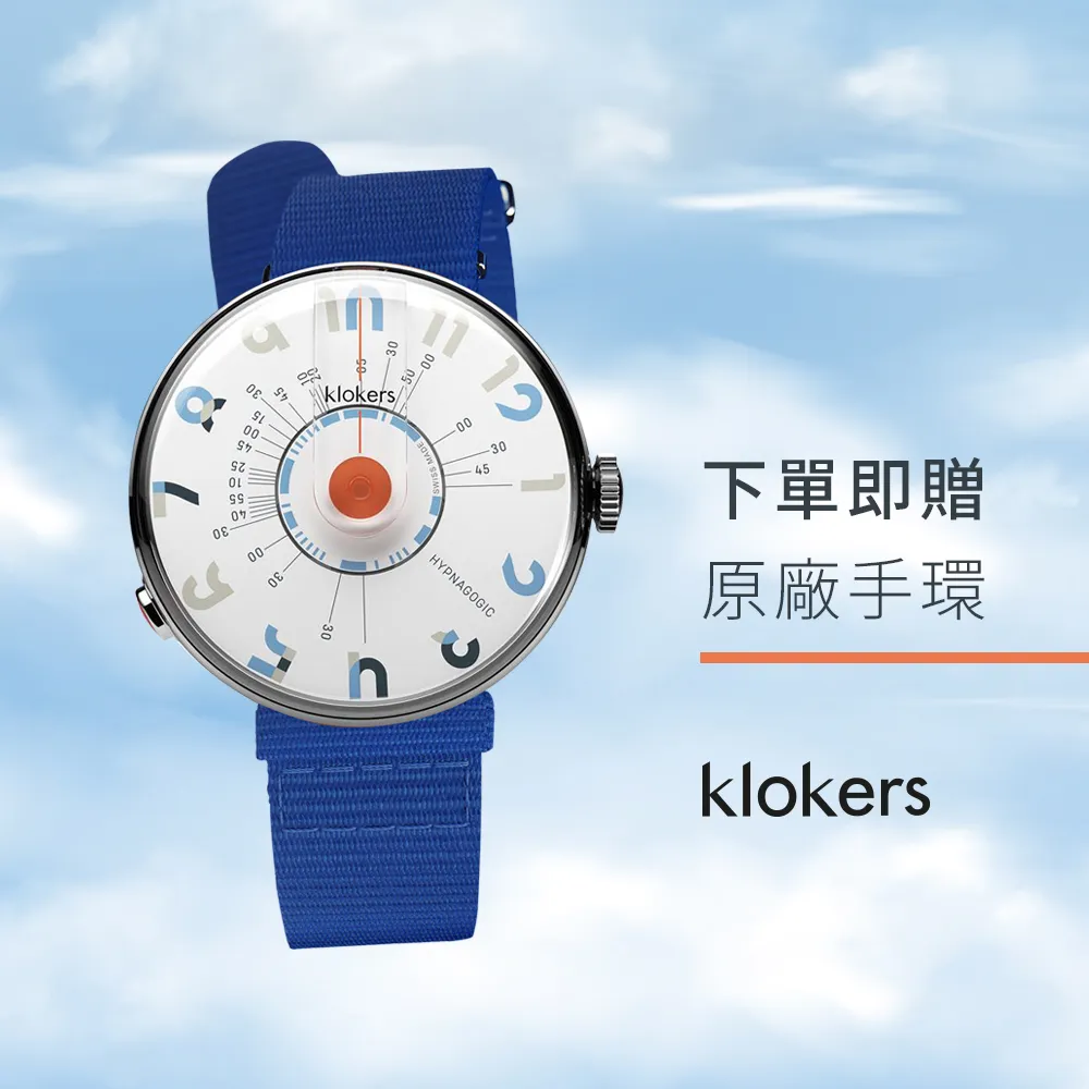 klokers【庫克錶】KLOK-08-D5 孔雀藍錶頭+細直單圈皮革錶帶 歷史價格詳細信息