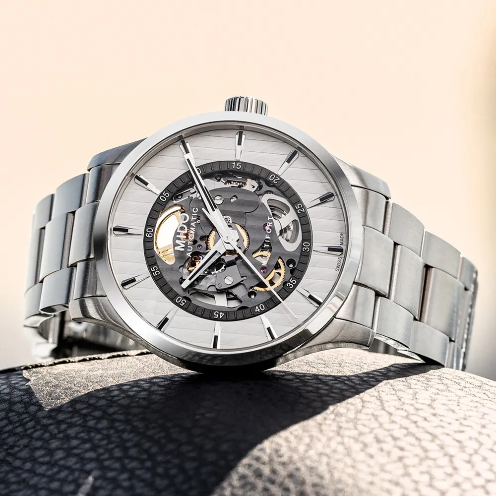 MIDO美度 MULTIFORT 先鋒系列 鏤空機械腕錶 42mm / M0384363606100 歷史價格詳細信息