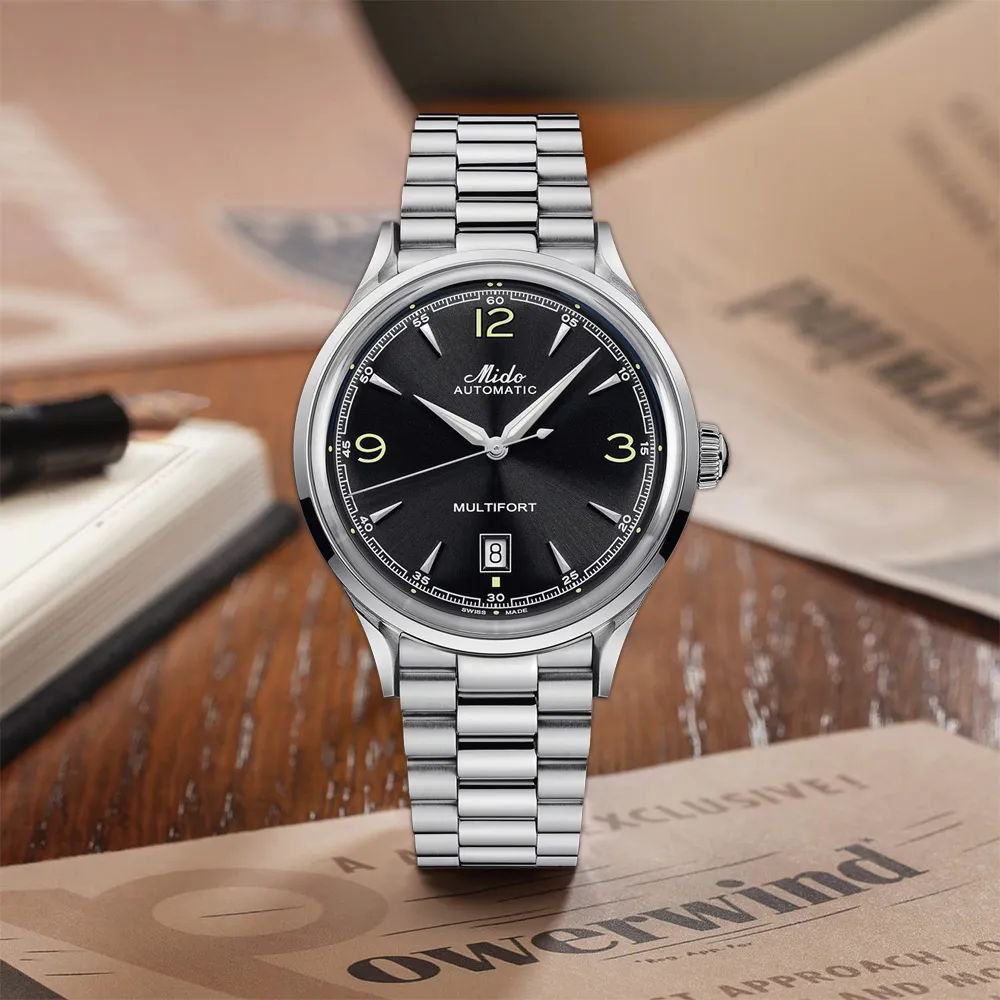 MIDO美度 MULTIFORT 先鋒系列 復古時尚機械腕錶 40mm / M0404071105700 歷史價格詳細信息