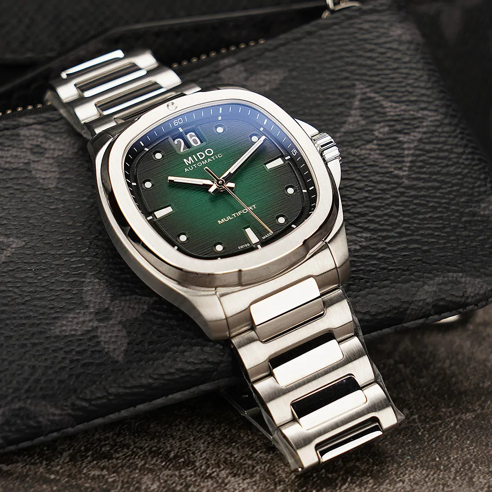 MIDO 美度 Multifort 先鋒TV機械女錶-漸層藍/35mm(M0493071104100) 歷史價格詳細信息