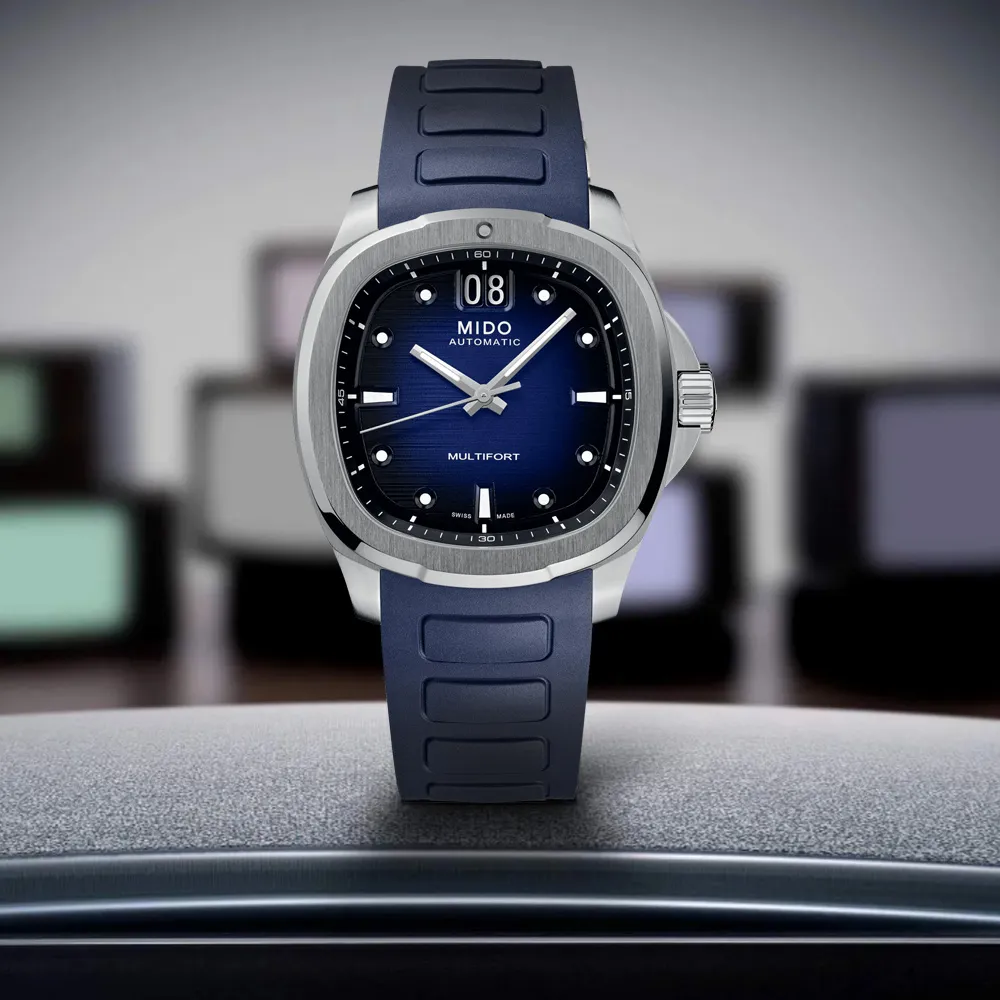 MIDO美度 MULTIFORT 先鋒系列 TV BIG DATE 復古機械腕錶 40mm / M0495261108100 歷史價格詳細信息