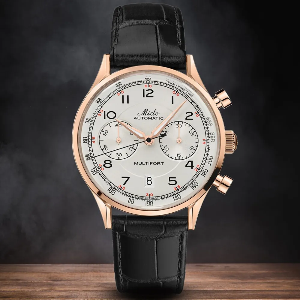 MIDO美度 MULTIFORT 先鋒系列 復刻計時機械腕錶 42mm / M0404273626200 歷史價格詳細信息