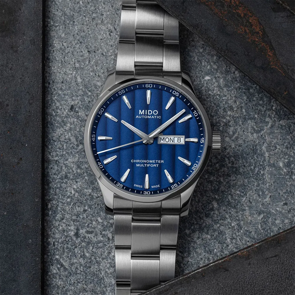 MIDO 美度 Multifort 先鋒系列80小時動力機械錶-銀/40mm M0404071103100 歷史價格詳細信息